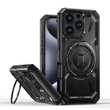 Shockproof Armor Magnetic Ring Stand Case For iPhone