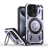 Shockproof Armor Magnetic Ring Stand Case For iPhone