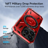 Shockproof Armor Magnetic Ring Stand Case For iPhone