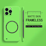 Ultra Thin Hard PC Magnetic Frameless Case For iPhone