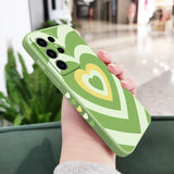 Silicone Gradient Love Case For Samsung Galaxy