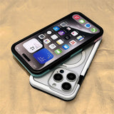 Hit Color Bumper Detachable 2 in 1 Stand Magnetic Case for iPhone