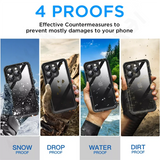 IP68 Waterproof Metal Aluminum Swimming Underwater Case For iPhone