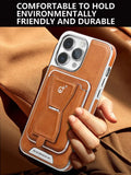 Leather Wallet Stand Case For iPhone