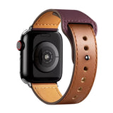 Leather strap For Apple watch band