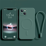 Liquid Silicone Magnetic Case For iPhone