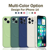 Liquid Silicone Magnetic Case For iPhone