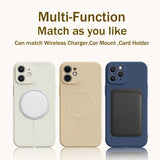 Liquid Silicone Magnetic Case For iPhone