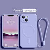 Liquid Silicone Magnetic Case For iPhone