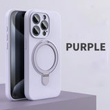 Liquid Silicone Stand Ring Holder Magnetic For iPhone