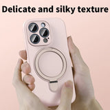 Liquid Silicone Stand Ring Holder Magnetic For iPhone