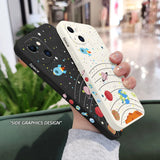 Lunar Universe Liquid Silicone Case For iPhone