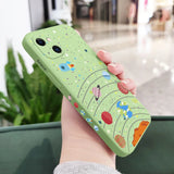 Lunar Universe Liquid Silicone Case For iPhone