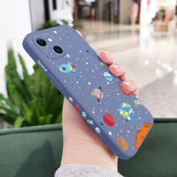 Lunar Universe Liquid Silicone Case For iPhone