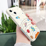 Lunar Universe Liquid Silicone Case For iPhone