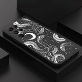 Luxurious Black Snake Case For Samsung