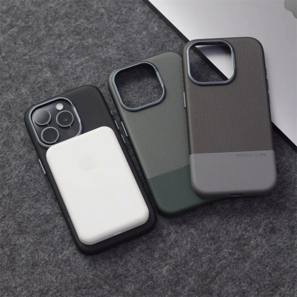 Business Hit Color Relief Leather Case For iPhone