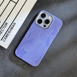 Luxury Camouflage Leather Shockproof Armor Magnetic Case For iPhone