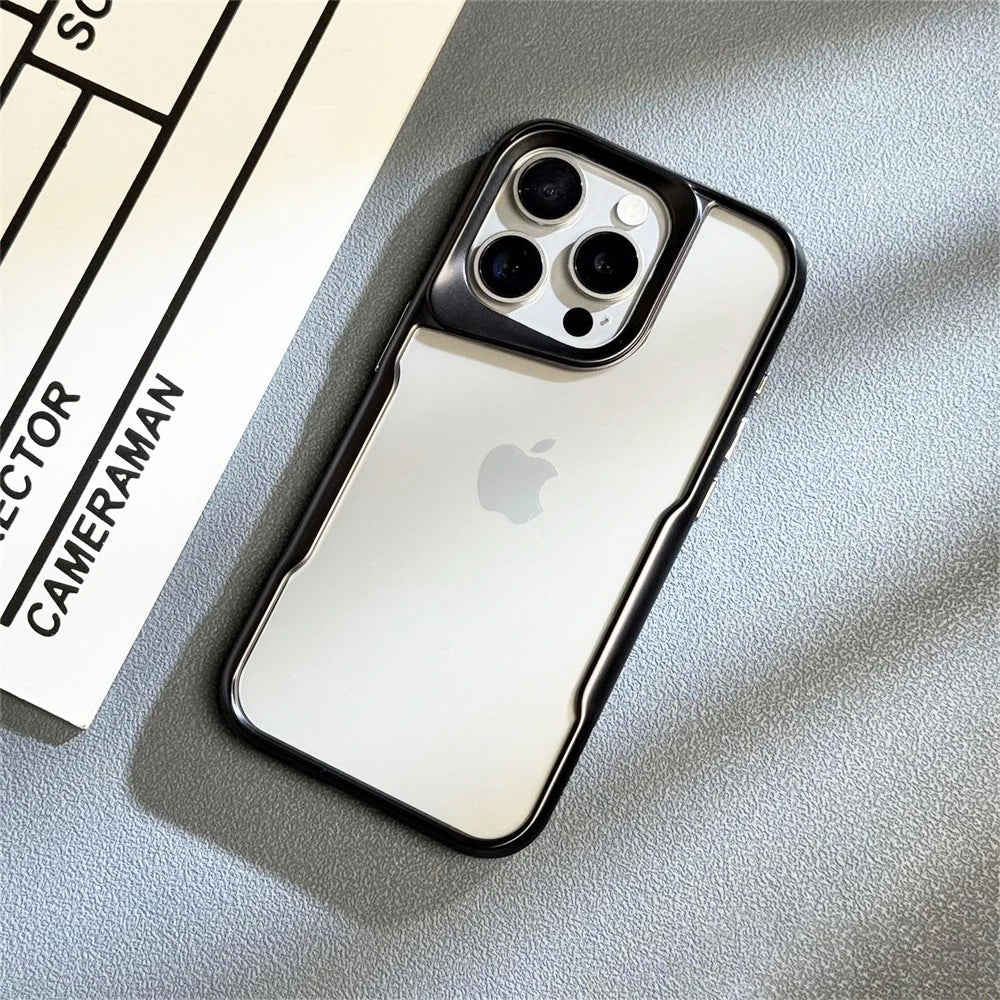 Luxury Electroplating Border Armour Case For iPhone