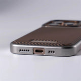 Magnetic Frameless Carbon Fiber Pattern Slim Case for iPhone