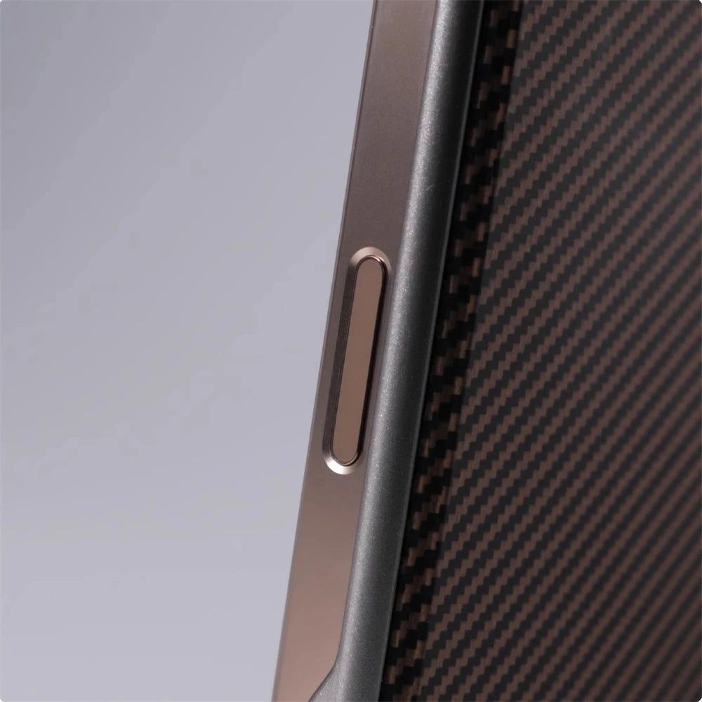 Magnetic Frameless Carbon Fiber Pattern Slim Case for iPhone