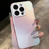 Luxury Gradient Laser Matte Case For iPhone