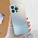 Luxury Gradient Laser Matte Case For iPhone