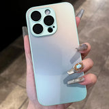 Luxury Gradient Laser Matte Case For iPhone