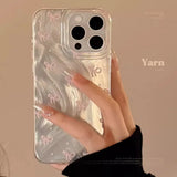 Luxury Laser Silver Bow knot Case for iPhone