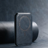 Luxury Leather Cellphone Magnetic Card Holder For iPhone