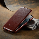 Luxury Vertical Flip Leather Full Package Case For iPhone