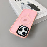 Luxury Magnetic Shockproof Matte Case For iPhone