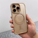 Matte Armor Alloy Lens Magnetic Case for iPhone