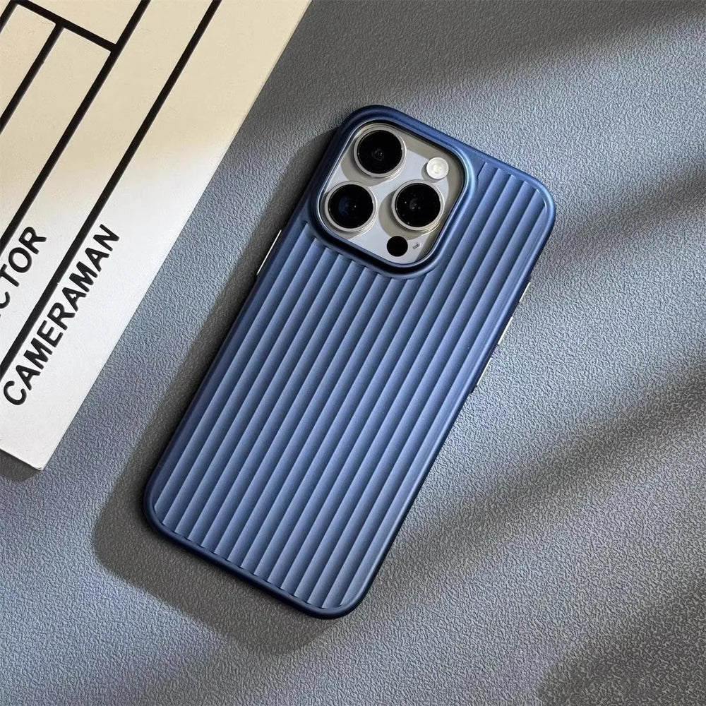 Luxury Natural Titanium Pc Case for iPhone