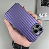 Luxury Ultra Thin Corrugated Pattern Case For iPhone