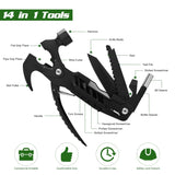 Maarten 14 in 1 Multitool Hammer Camping Stuff Survival Tool