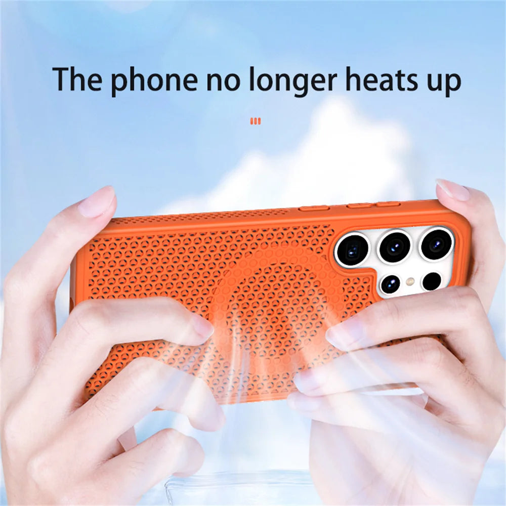 Heat Dissipation Magnetic Case For Samsung
