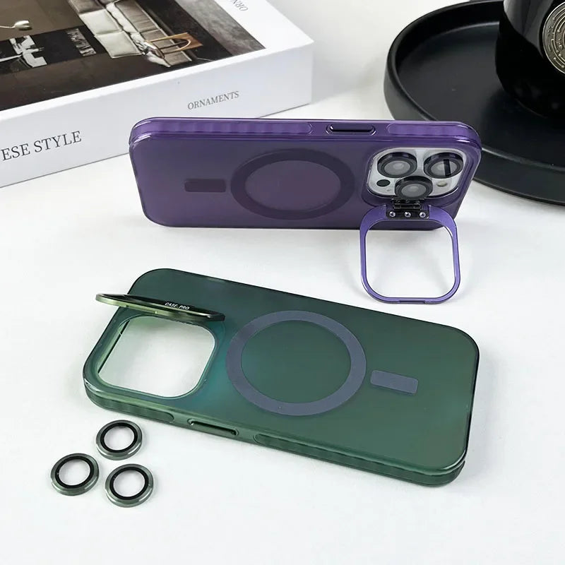 Magnetic Invisible Holder Case For iPhone