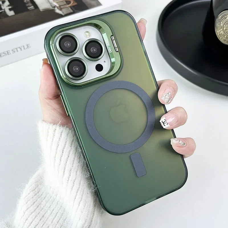 Magnetic Invisible Holder Case For iPhone