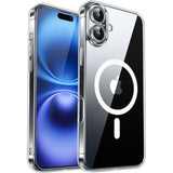 Magnetic Matte Translucent Armor Shockproof Hard PC Case For iPhone