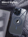 Magnetic Plating Soft Rubber Frame Case For iPhone