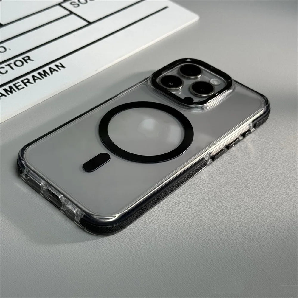 Magnetic Shockproof Bumper Case For iPhone