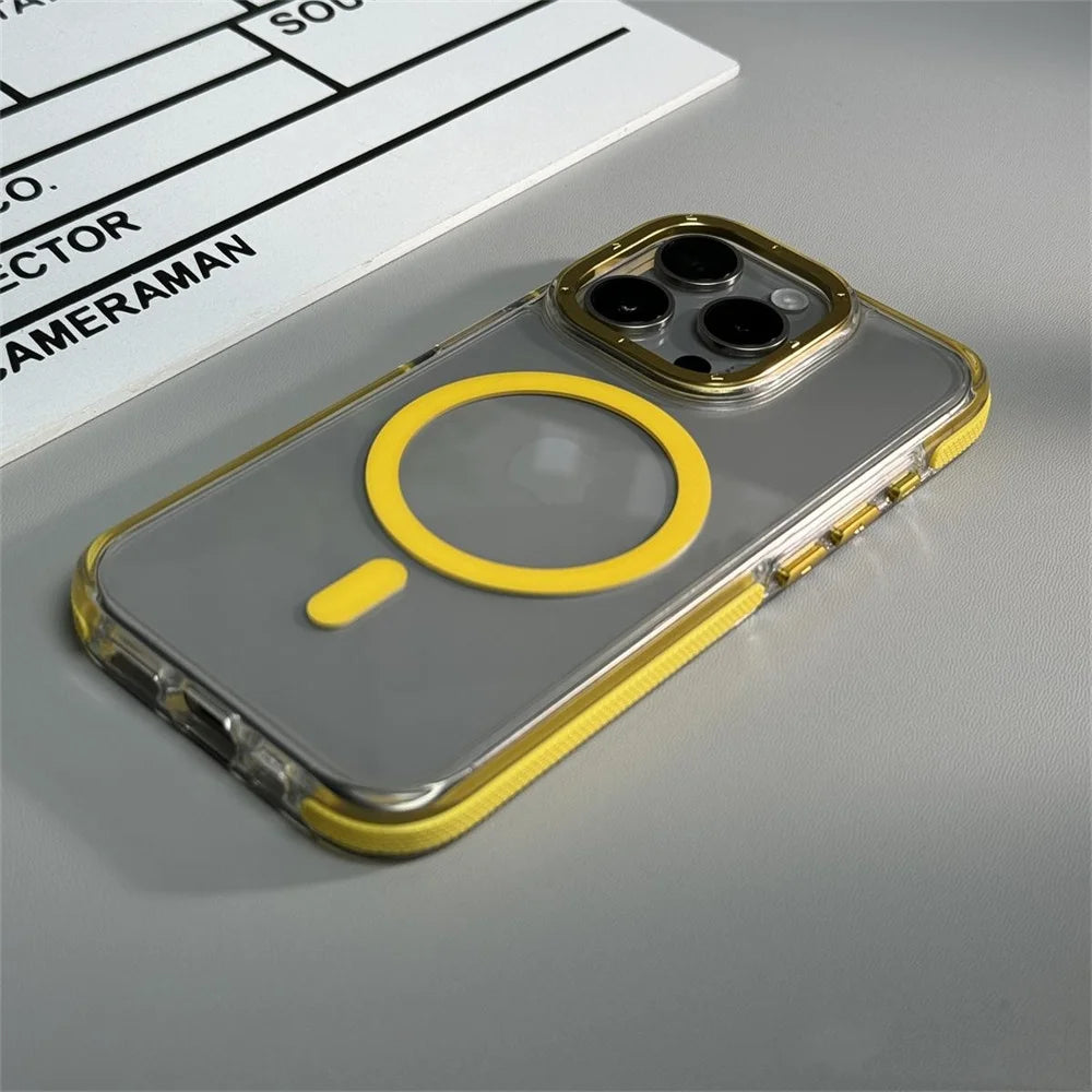 Magnetic Shockproof Bumper Case For iPhone