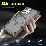 Luxury Magnetic Matte Translucent Case For Samsung