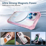 Magnetic Shockproof Transparent Clear Case for iPhone