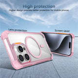 Magnetic Shockproof Transparent Clear Case for iPhone