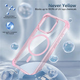 Magnetic Shockproof Transparent Clear Case for iPhone