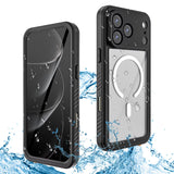 IP68 Waterproof Metal Aluminum Swimming Underwater Case For iPhone