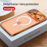 Luxury Metal Border Shockproof Case For iPhone