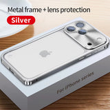 Luxury Metal Border Shockproof Case For iPhone